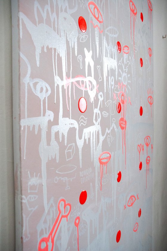 Words Are Noise - Graffiti Abstract