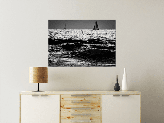 Two Sailboats | Limited Edition Fine Art Print 1 of 10 | 90 x 60 cm