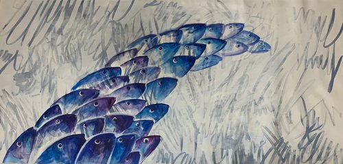 Blue Fish by Olga Pascari
