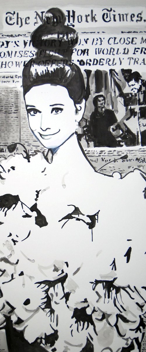 Audrey Hepburn by Alexandra Djokic