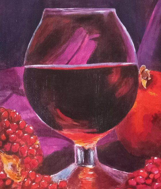 Гранаты и вино