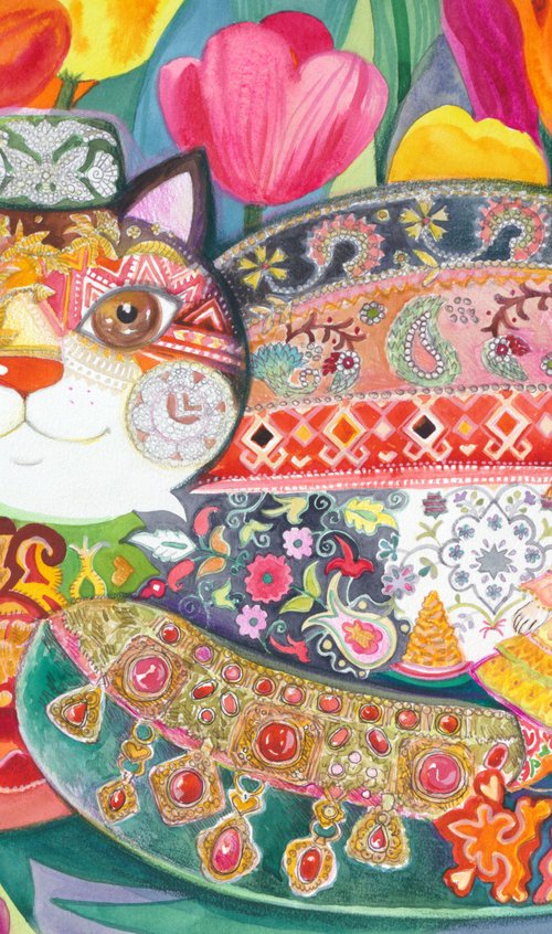 Tatar Kazan Cat by Oxana Zaika