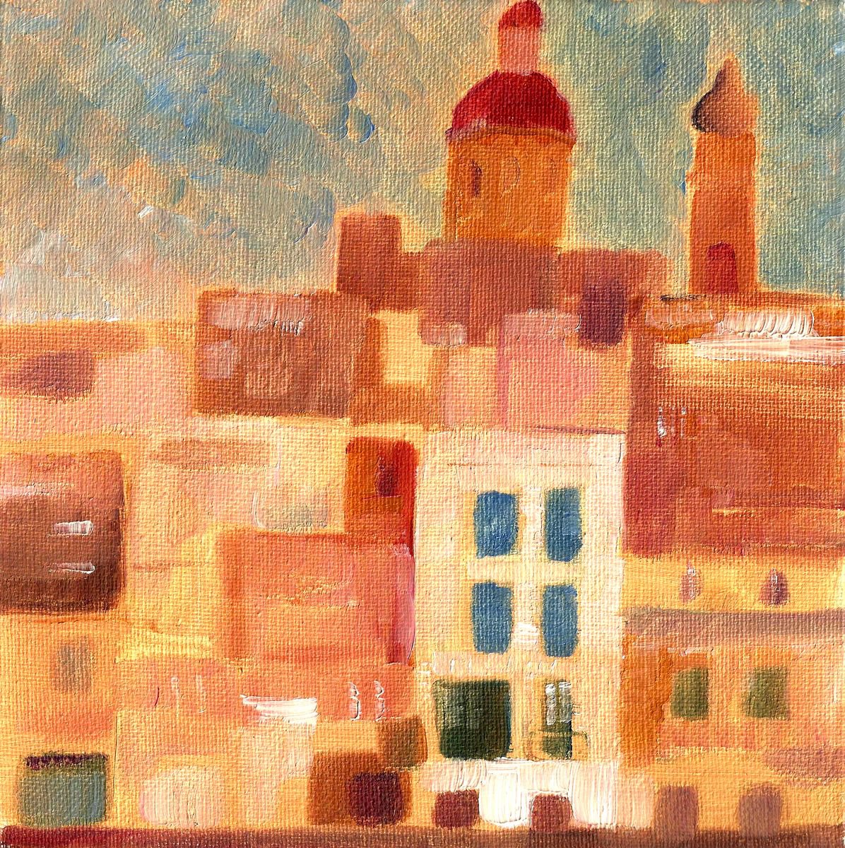 Malta Impressions By Mary Stubberfield, 8 X 8, Artwork For Sale On Artfinder