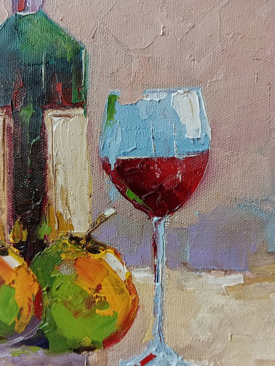 Apple and wine
