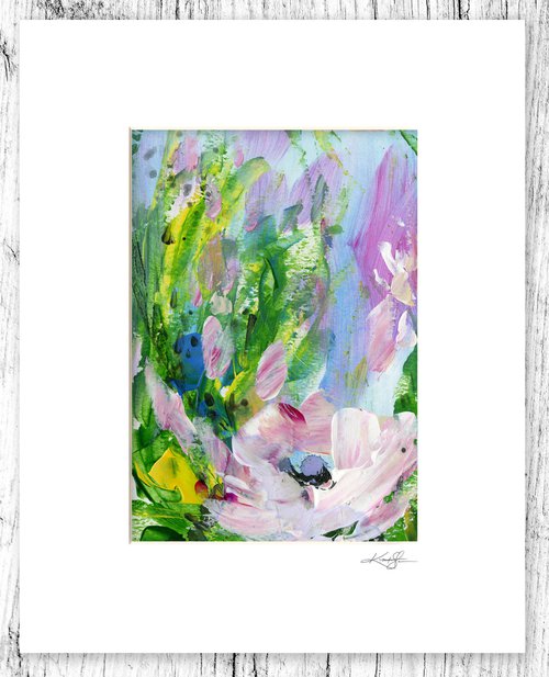 In The Cottage Garden - Flower Painting by Kathy Morton Stanion by Kathy Morton Stanion