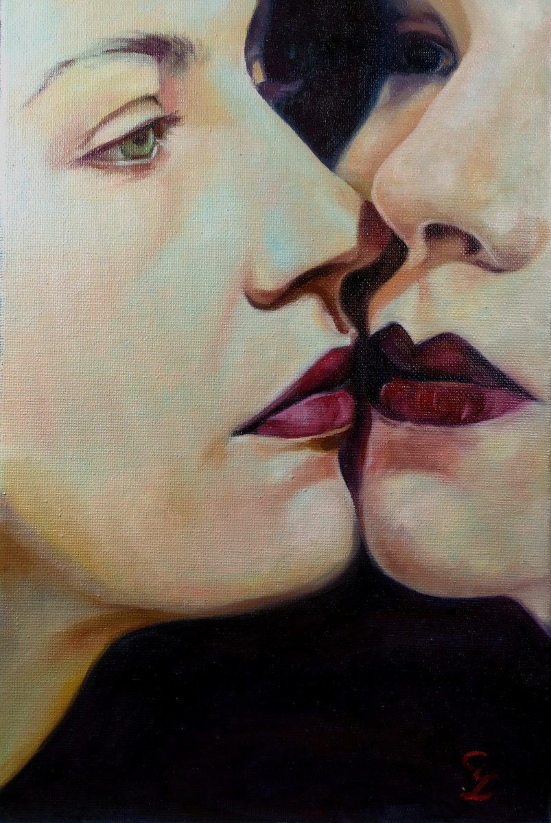 Your Comfort The kiss by Veronica Ciccarese