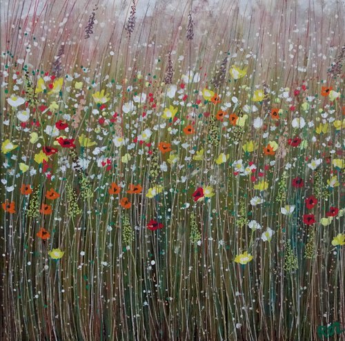 Wildflower Meadow  26 by Roz Edwards