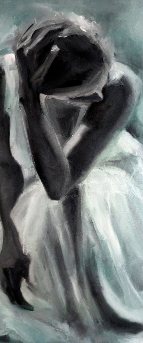 Ballerina painting by Anna Lubchik