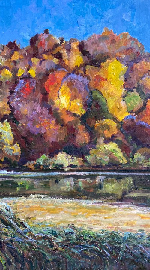 Lake in Racha by Zurab Sharvadze