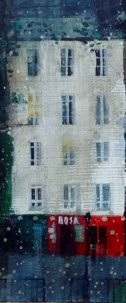 Cafe Rosa, Montmartre, Paris by Julian Sutherland-Beatson