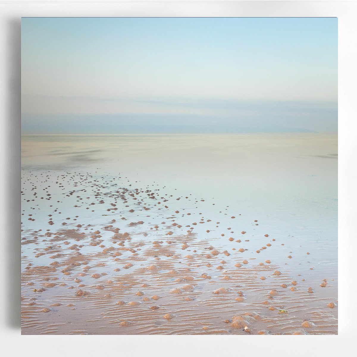 Impressionistic Landscape Photograph By Lynne Douglas, 44 X 44", Ostel Bay Iii, Scotland, Original Artwork