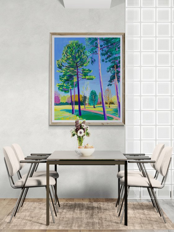 Sunlit Pines