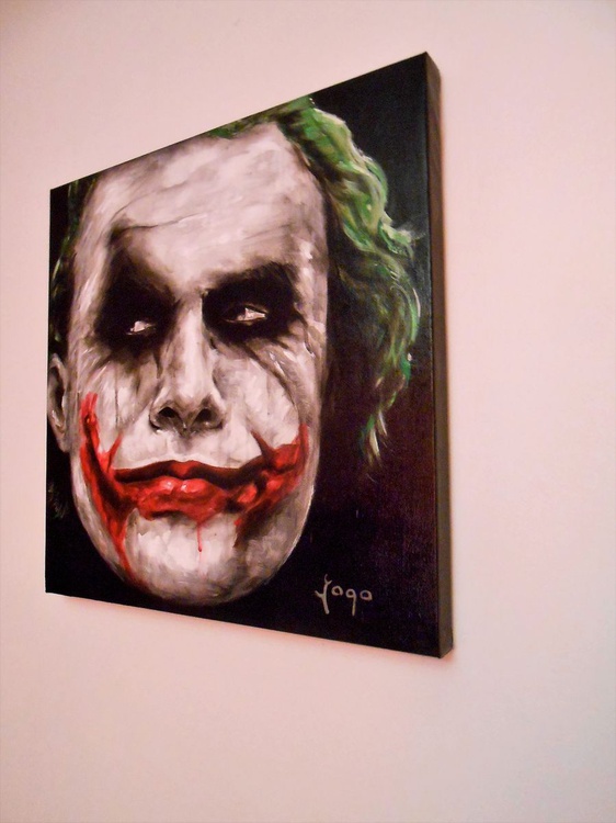 Joker Acrylic Painting By Jaga Artfinder