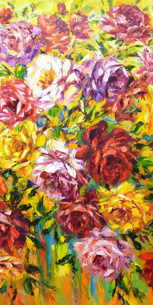 Roses by Iryna Kastsova