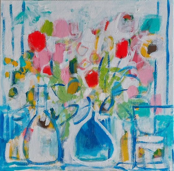 Still Life with Blue Vase III