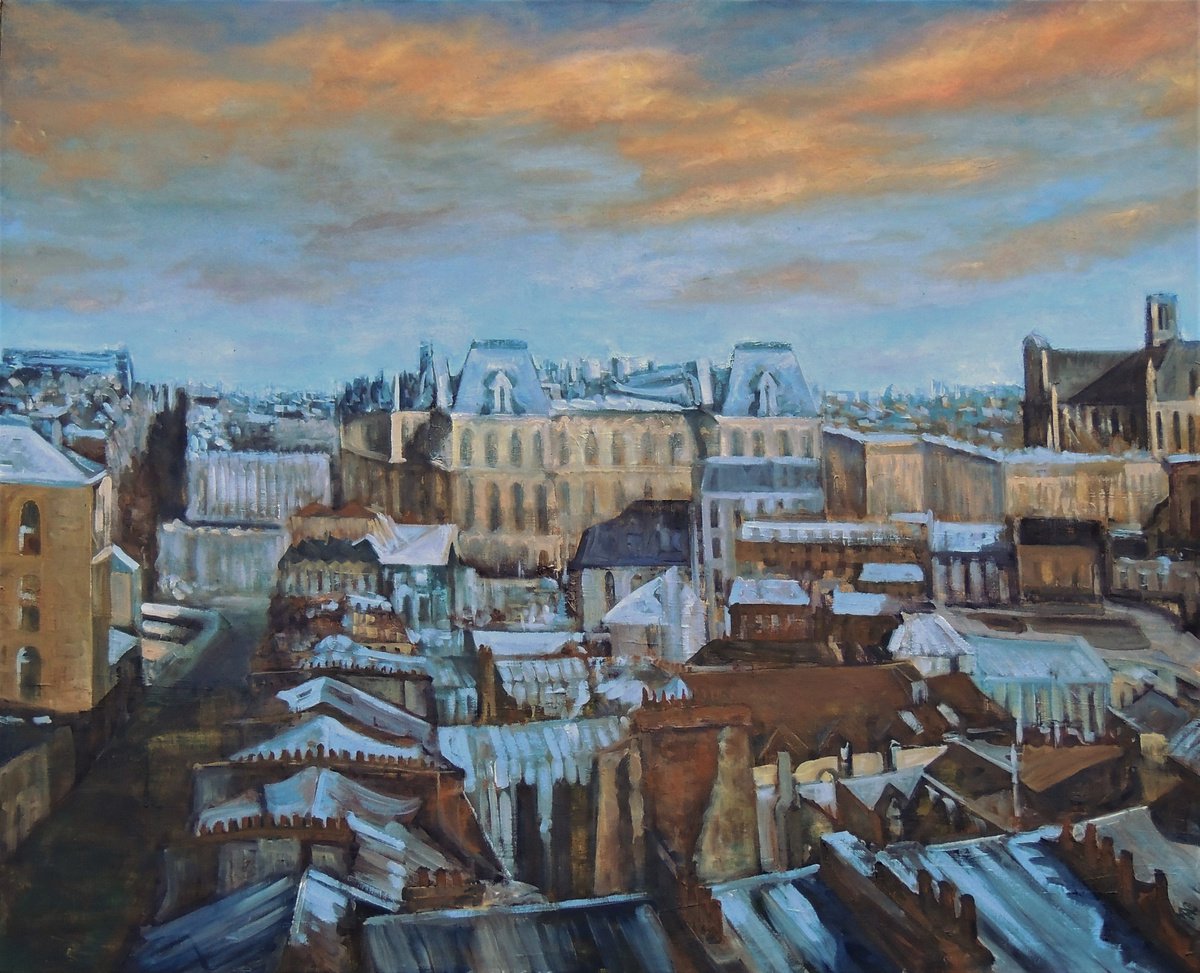 Rooftops of Paris. by Malcolm Macdonald