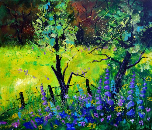 Flowers in the wood by Pol Henry Ledent