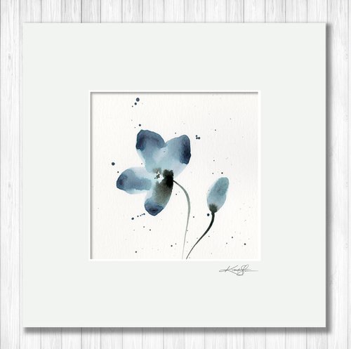 Petite Loveliness 5 - Floral Painting by Kathy Morton Stanion by Kathy Morton Stanion