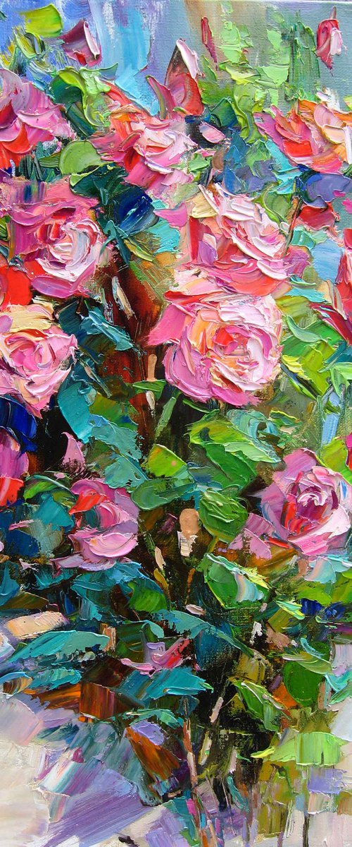 bouquet of roses by Vladimir Lutsevich