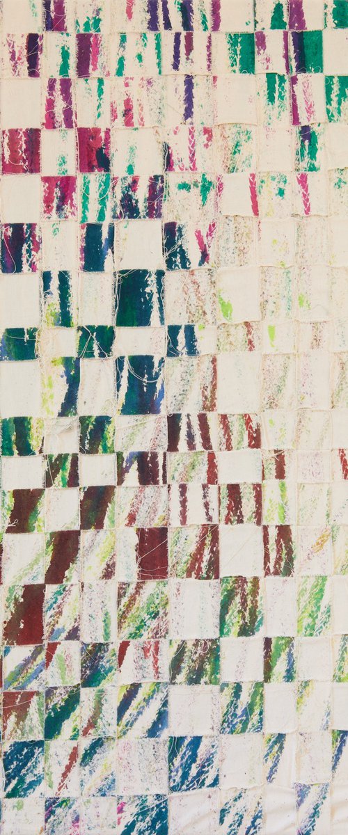 Imprints / Green Pink Blue Yellow Brown by Simon Findlay