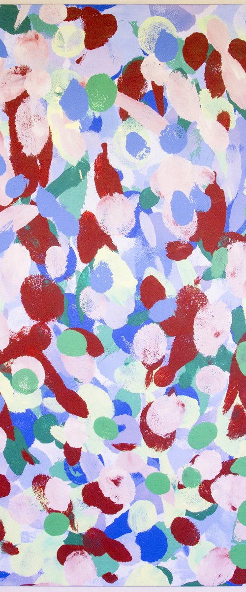 Spotty Pop Painting N° 01 - 25F by jérôme hémain