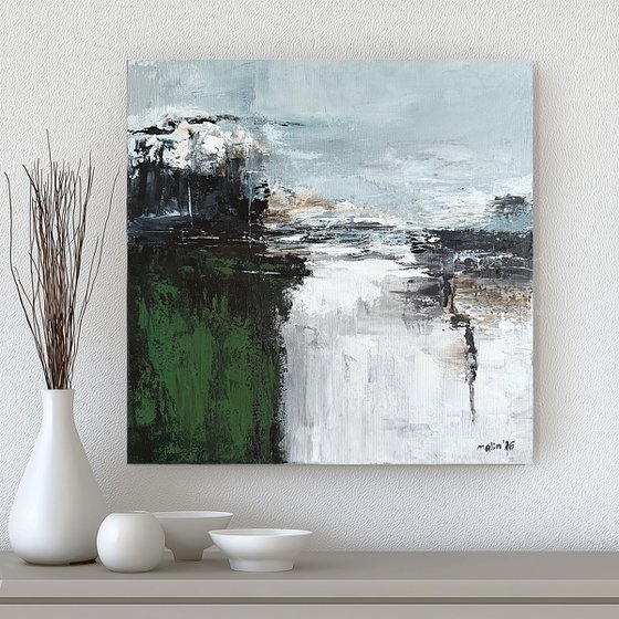 Small Square Blue-Emerald Tide Passage