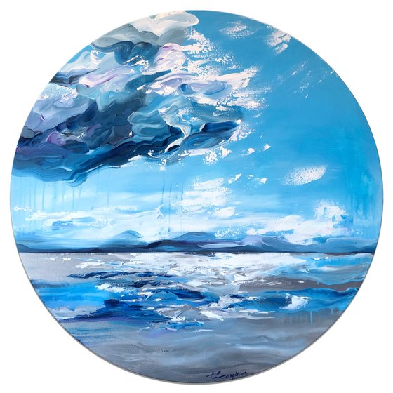 Awhā pārūrū - 90x90cm