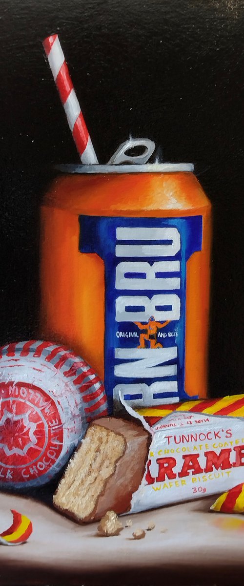 Scottish Sugar rush  #4 still life by Jane Palmer Art