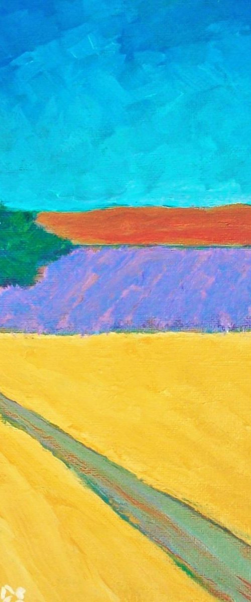 Distant Lavender by David J Edwards