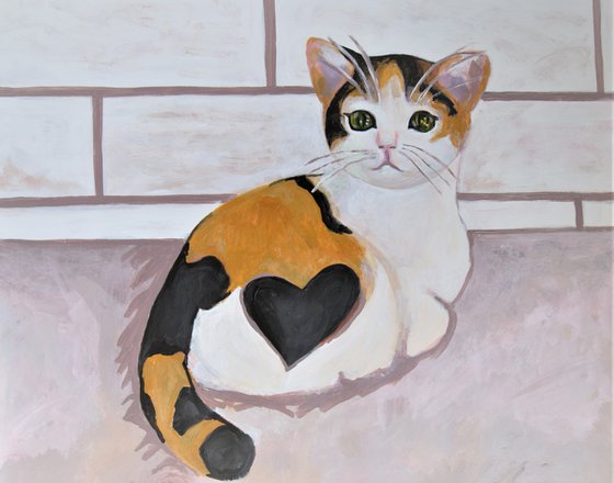 Kitten / 70 x 55 cm