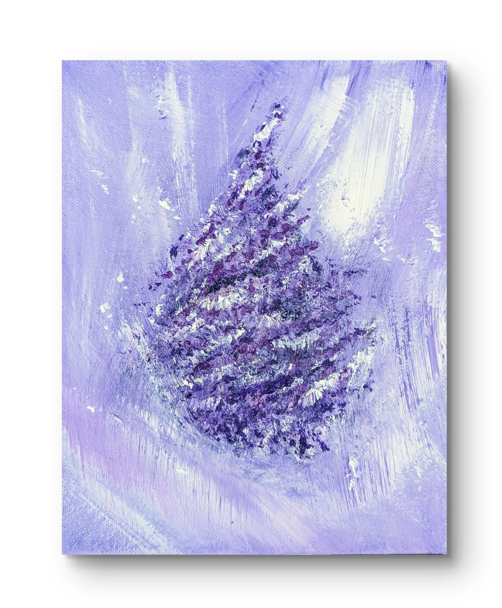 Winter Tree Purple by Mel Graham