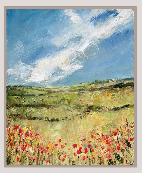 Fields of Red and Green