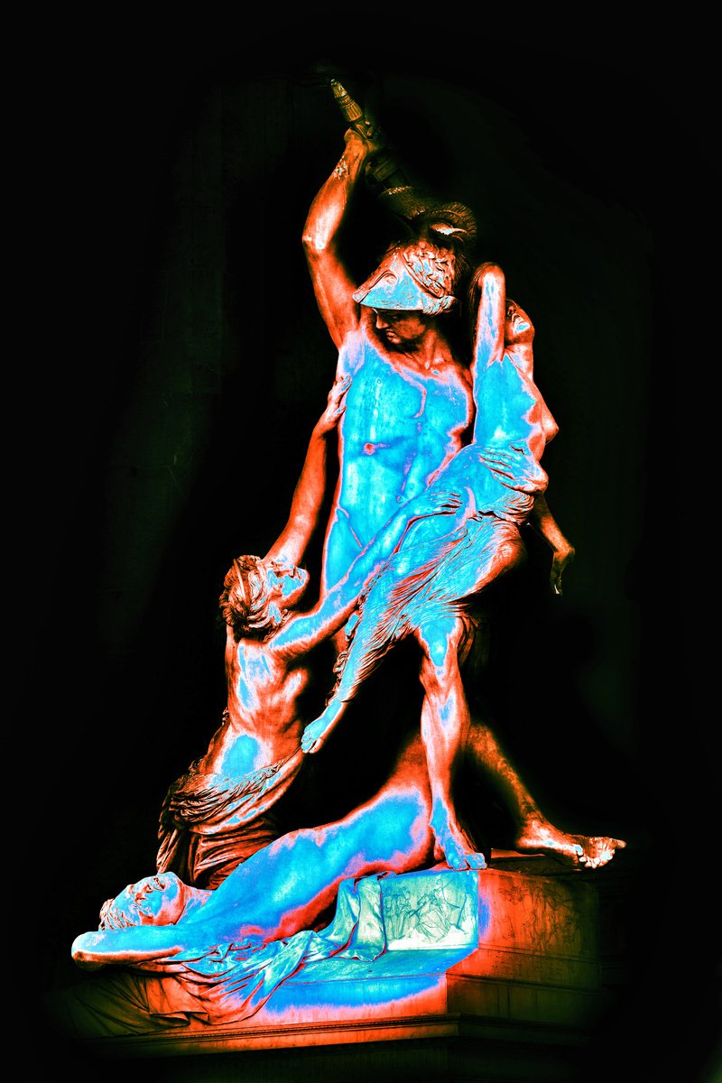 Impressionistic Print , Roman Sculpture Xxx By Mattia Paoli, 39 X 59, Artwork For Sale On Artfinder