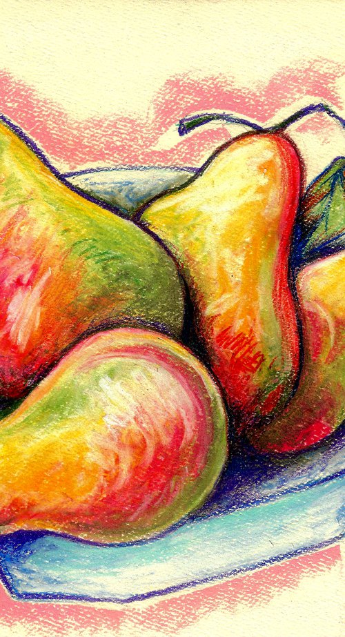 Pears in a Bowl by Ben De Soto