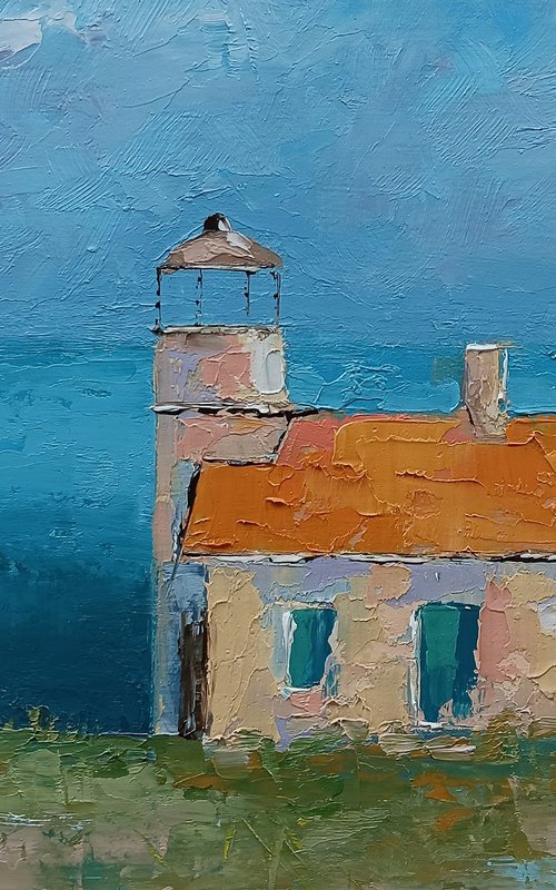 Old, small croatian lighthouse by Marinko Šaric