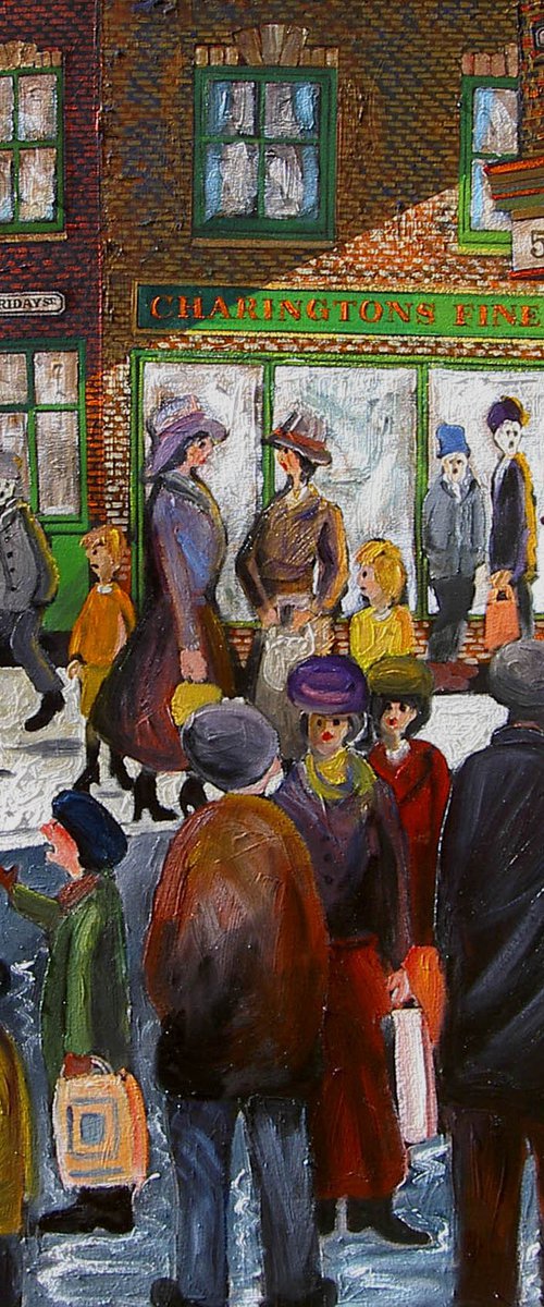 Salford Shoppers by Leonard Dobson