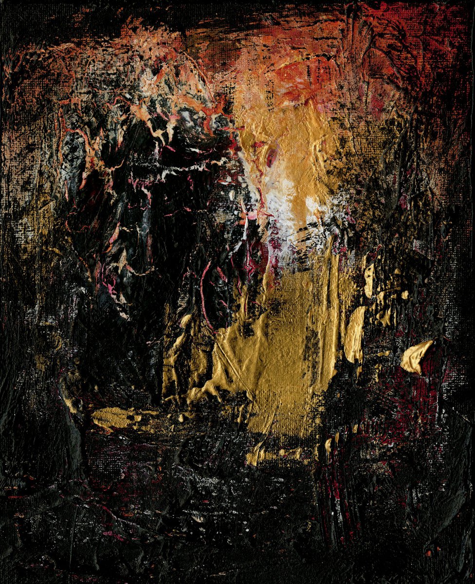 Urban Mystic 3 - Textural Abstract Painting by Kathy Morton Stanion by Kathy Morton Stanion