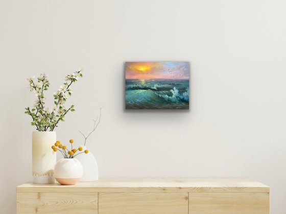 Vacation of your dreams original oil painting