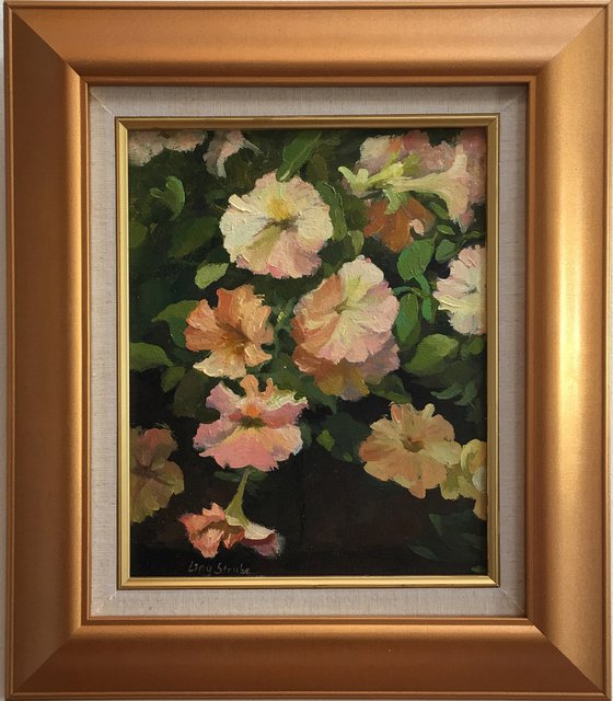 Petunias (Framed)