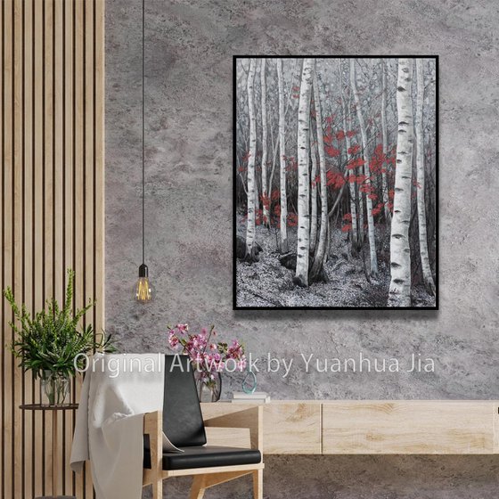 birch forest ( Original )