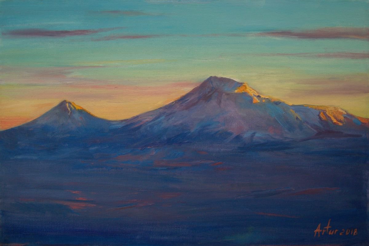 mountain Ararat by Artur Mkhitaryan