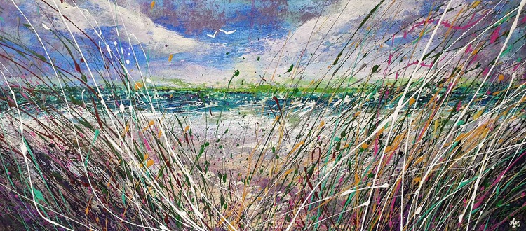 Get Wallpaper Beach Wall Art Beach House Art Beach Paintin Artfinder For Free