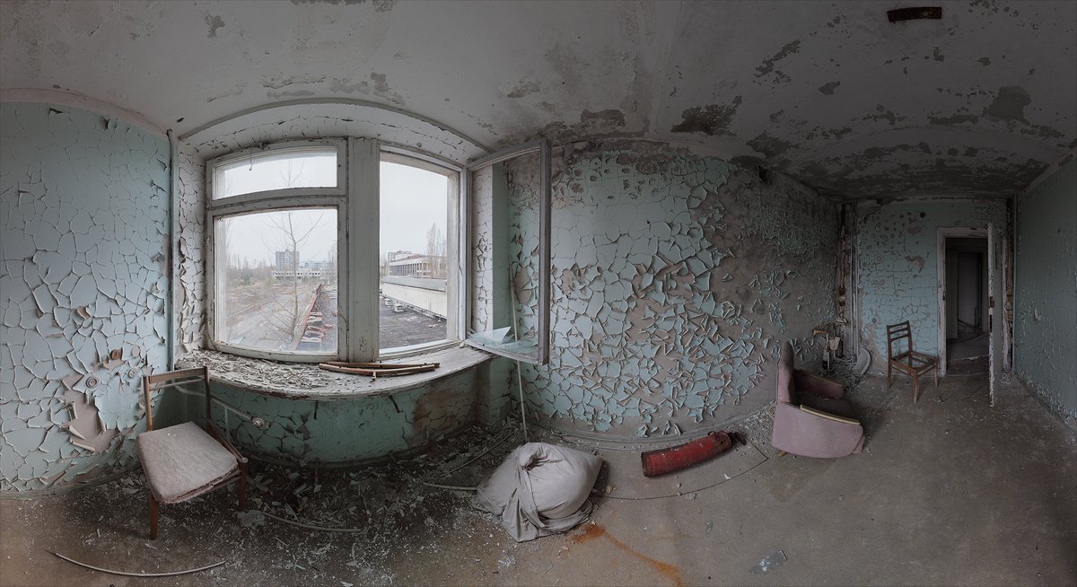 #78. Pripyat Hotel Polissya Room 1 - XL size by Stanislav Vederskyi
