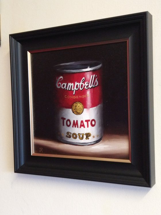 Tomato soup tin still life #2