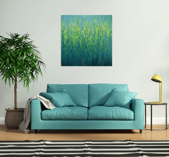 Cascading Blue Green