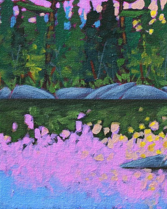 Lake Paintings, Set of Two