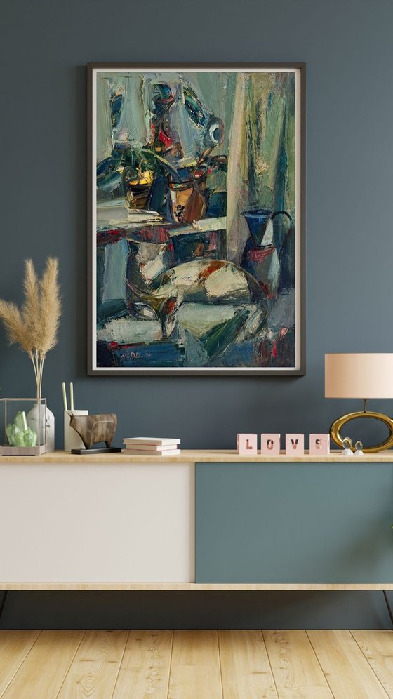 Still Life With a Cat