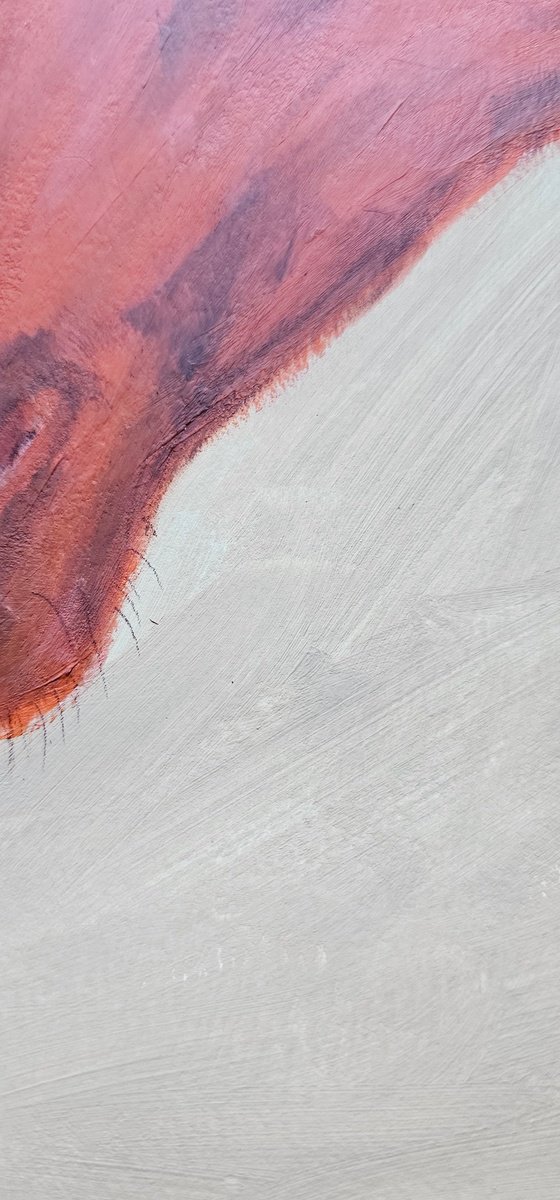 My orange chestnut horse portrait