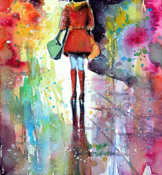 It's raining again...