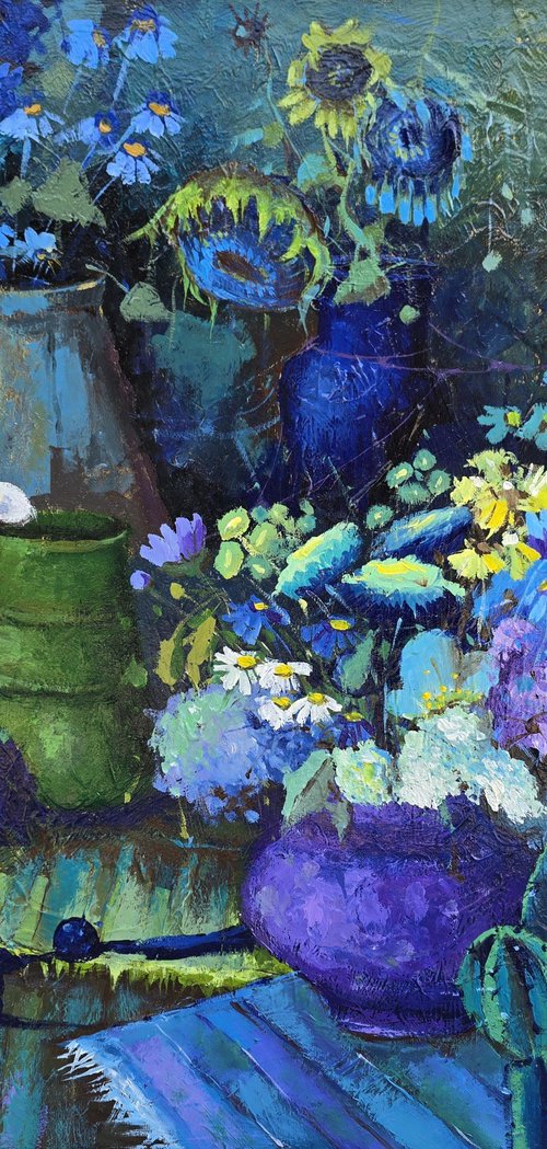 Still Life with Wildflowers by Davit Arstamyan